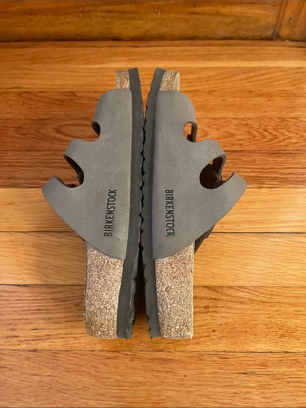 Birkenstock Kids Triple-Strap Sandal in Taupe